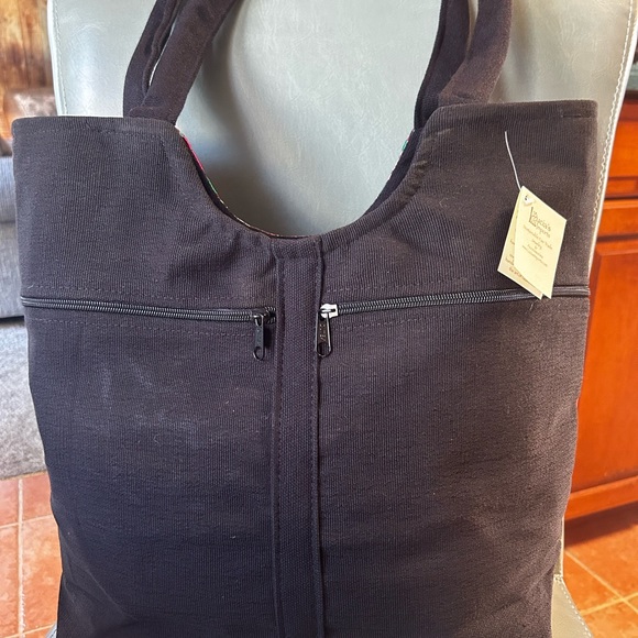 Sunflower Embroidered Tote Bag by Lucia’s Imports - Picture 2 of 6